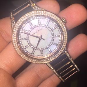 MICHAEL KORS Gold Sparkly Watch